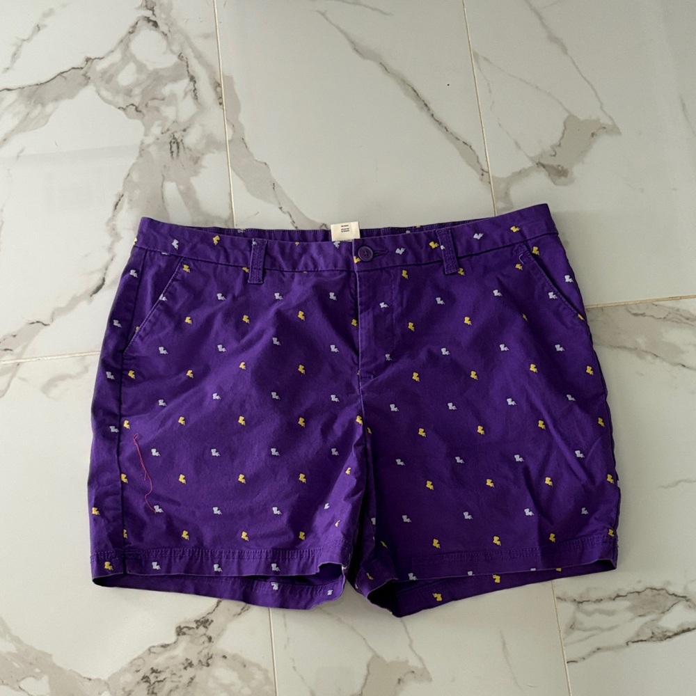 Magellan Outdoors Purple Patterned Women's Shorts